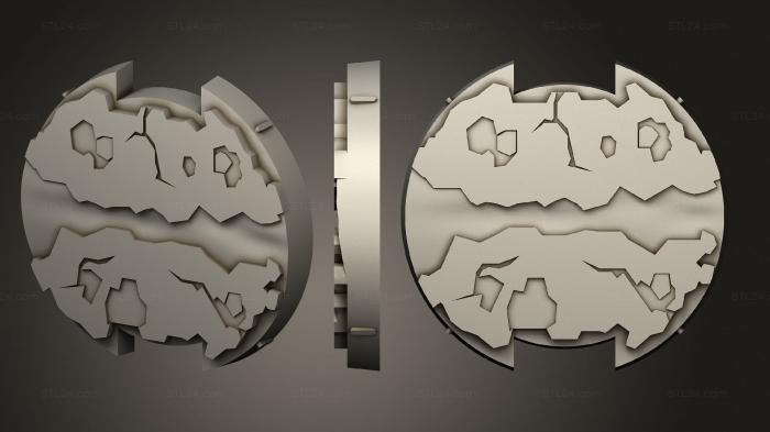 Bases (le basette med 2 rev 0, BASES_3624) 3D models for cnc