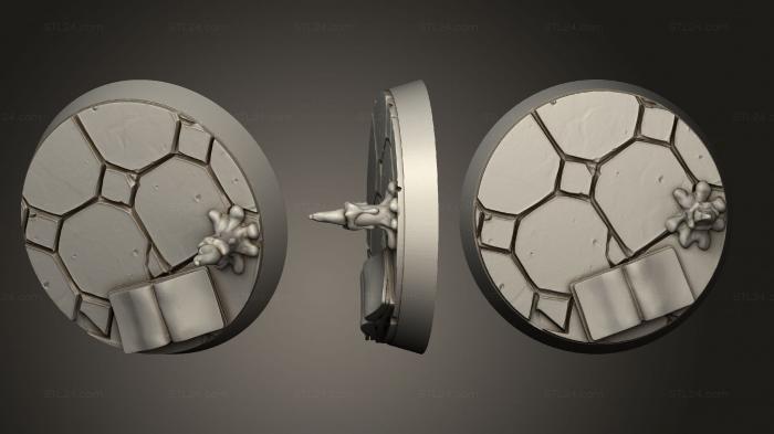 Bases (mage tower base 25, BASES_3652) 3D models for cnc