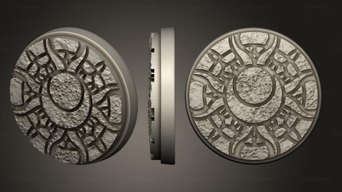 Bases (Mandala Tile Base30, BASES_3661) 3D models for cnc