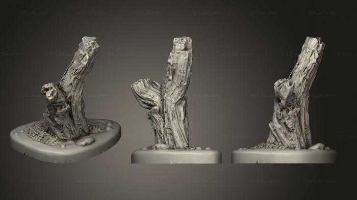 Bases (Marshy Dead Tree 1 003, BASES_3667) 3D models for cnc