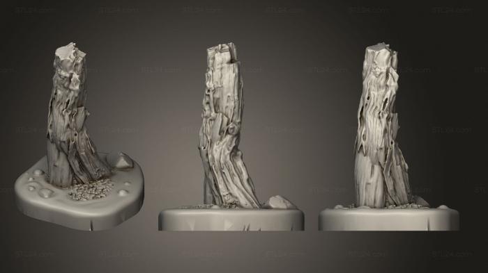 Bases (Marshy Dead Tree 1 004, BASES_3668) 3D models for cnc
