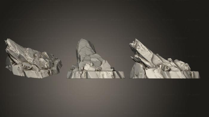 Bases (Martian Cliffs 1 005, BASES_3674) 3D models for cnc