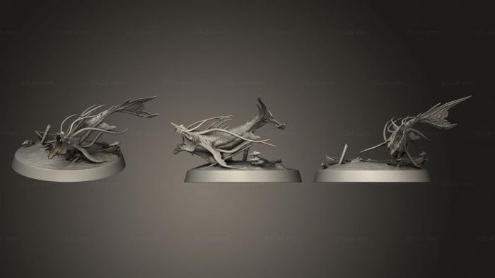 Bases (Mini Monster Mayhem Aboleth 04, BASES_3691) 3D models for cnc