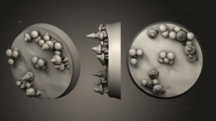 Базы (Формовочный блок Fungaren 30 мм A 002, BASES_3756) 3D модель для ЧПУ станка