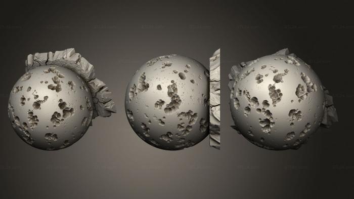 Bases (Necrotic Focus Crystals 1, BASES_3859) 3D models for cnc