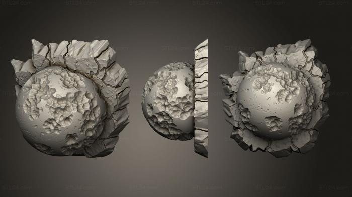 Bases (Necrotic Focus Crystals 3, BASES_3861) 3D models for cnc