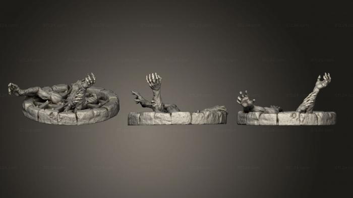 Bases (Nightmares of The Abyss Nightmare Pit, BASES_3879) 3D models for cnc