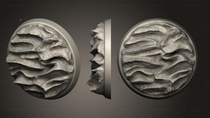 Bases (On Ancient Sands Circle 35mm B, BASES_3910) 3D models for cnc