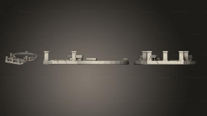Базы (Пират из орочьей бухты 049, BASES_4094) 3D модель для ЧПУ станка