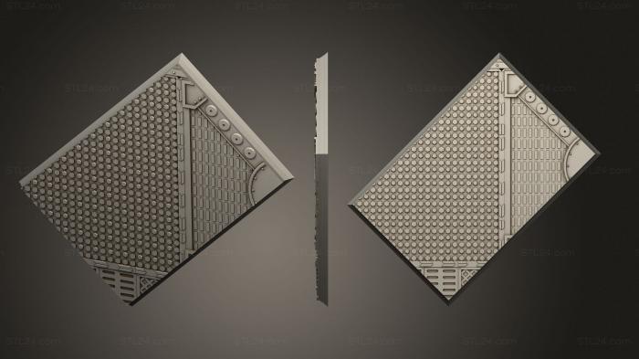 Bases (rectangle 75x50mm base indr 03, BASES_4172) 3D models for cnc