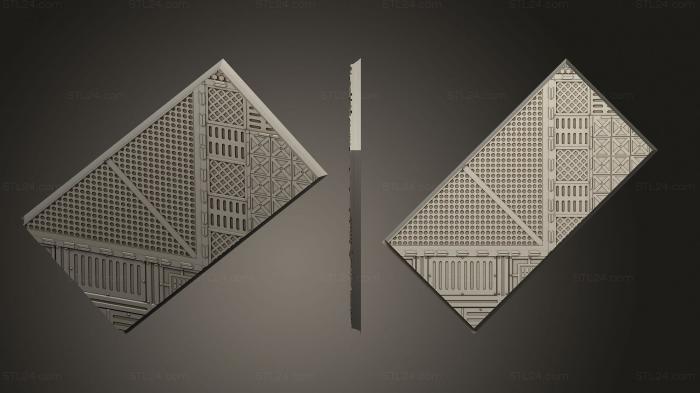 Bases (rectangle 100x50mm base indr 01, BASES_4180) 3D models for cnc
