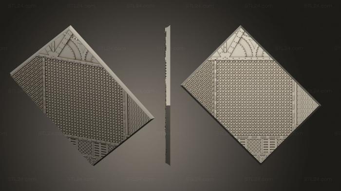 Bases (rectangle 100x75mm base indr 01, BASES_4194) 3D models for cnc