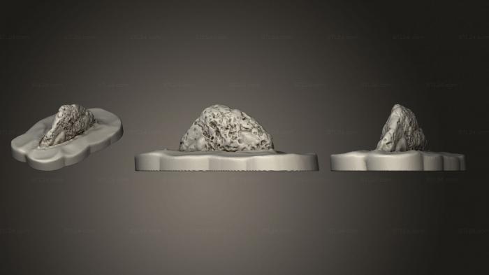 Базы (Рифовые Камни 1 004, BASES_4205) 3D модель для ЧПУ станка