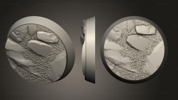 Bases (Return to Land 25mm 1, BASES_4219) 3D models for cnc