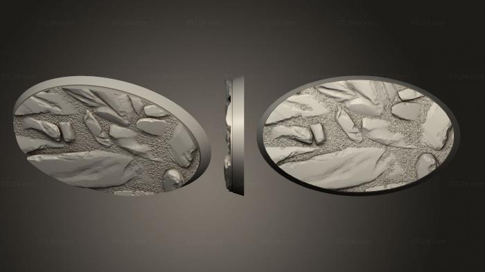 Bases (Return to Land oval 1, BASES_4243) 3D models for cnc