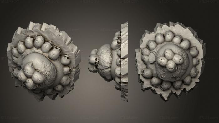 Bases (Rock Ancient Cannibal Stones 4, BASES_4309) 3D models for cnc