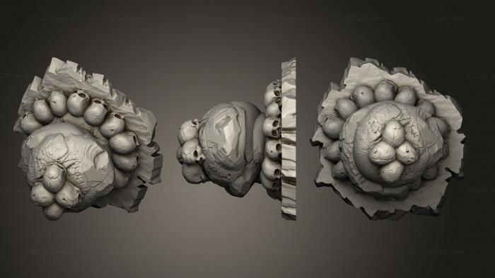 Базы (Скала Древних Каннибальских Камней 5, BASES_4310) 3D модель для ЧПУ станка