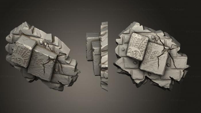 Bases (Rock Temple Ruins Rock Temple Ruins 3, BASES_4341) 3D models for cnc