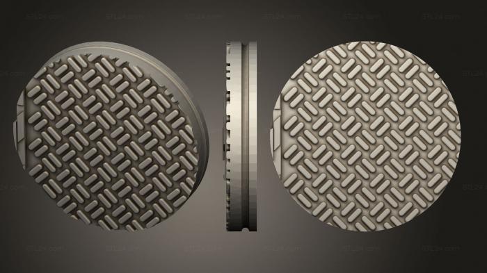 Bases (round 25mm infinity indr v50, BASES_4628) 3D models for cnc