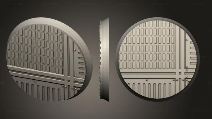 Bases (round 40mm base indr 09, BASES_4789) 3D models for cnc