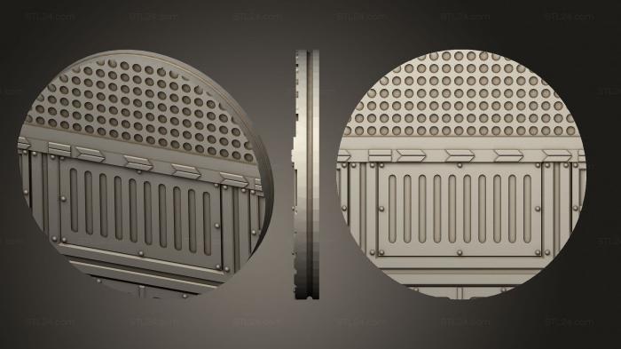 Bases (round 40mm infinity indr v23, BASES_4837) 3D models for cnc