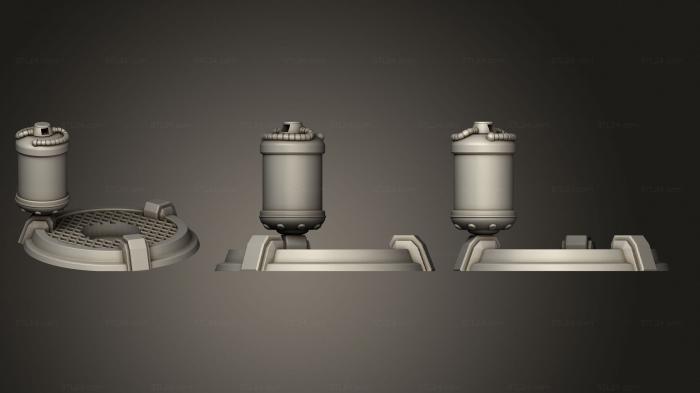 Базы (Самус Аран Нулевой Костюм, BASES_5133) 3D модель для ЧПУ станка