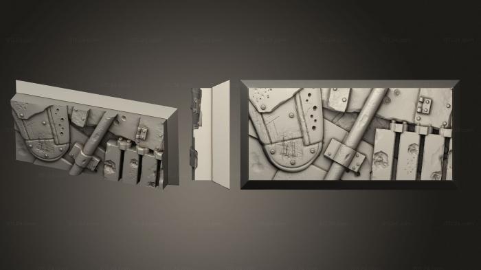 Базы (Магнит с квадратным основанием размером 25x50 мм из металлолома, BASES_5182) 3D модель для ЧПУ станка
