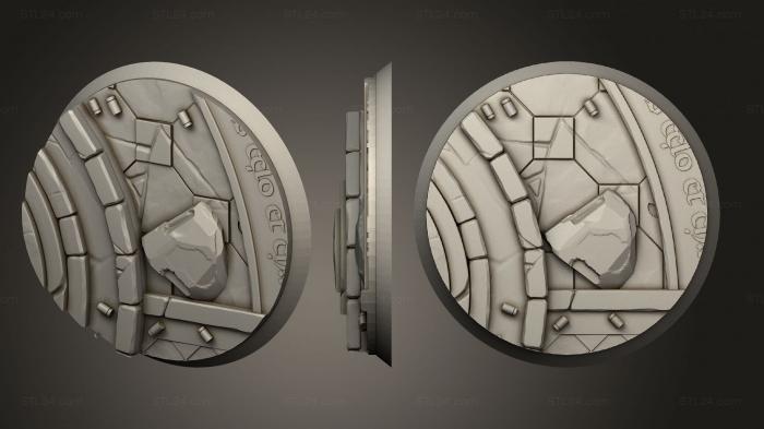 Bases (Sisters Round 60mm 1, BASES_5242) 3D models for cnc