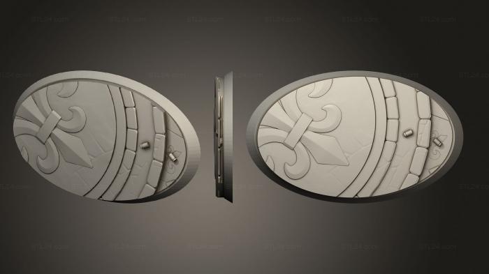 Bases (Sisters Round 75mm 46mm 1, BASES_5246) 3D models for cnc