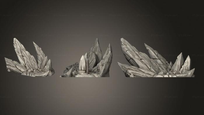 Bases (Spikes Formation A, BASES_5357) 3D models for cnc