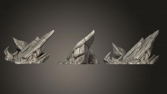 Bases (Spikes Formation B, BASES_5358) 3D models for cnc