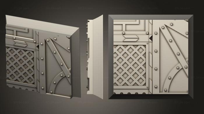 Bases (square 25mm base indr 62, BASES_5571) 3D models for cnc