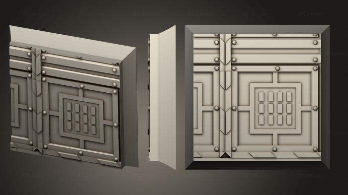 Bases (square 25mm base indr 69, BASES_5577) 3D models for cnc