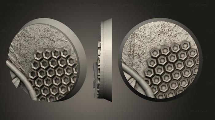 Bases (Starhost Round 32mm 4, BASES_5840) 3D models for cnc