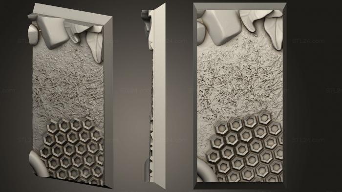 Базы (Площадь Стархоста 50мм 25мм 1, BASES_5869) 3D модель для ЧПУ станка