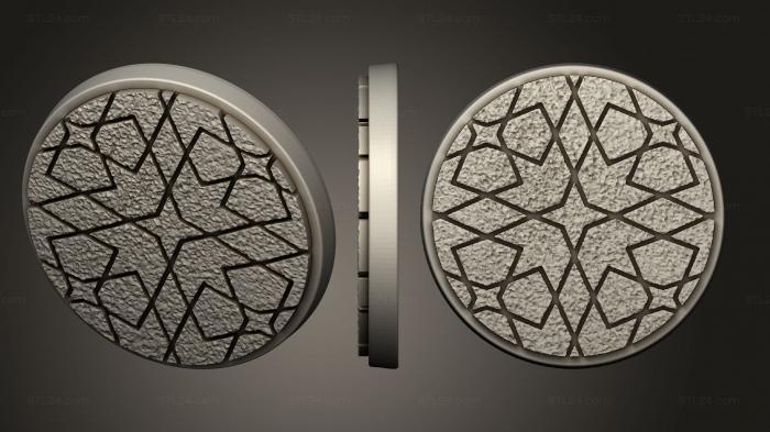 Bases (tiles 30, BASES_6066) 3D models for cnc