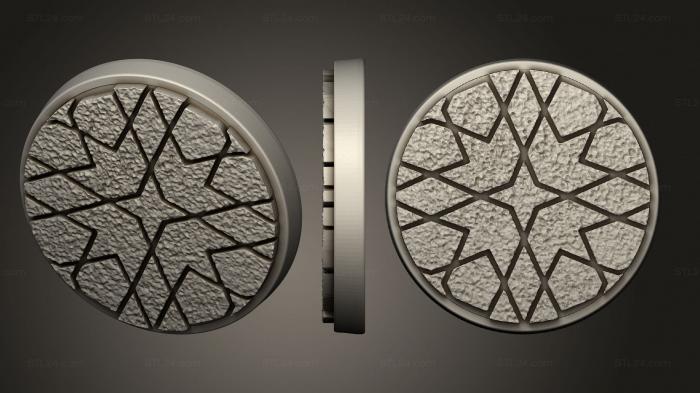 Bases (tiles 254, BASES_6069) 3D models for cnc