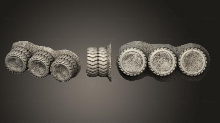 Базы (Шины Tires3, BASES_6072) 3D модель для ЧПУ станка