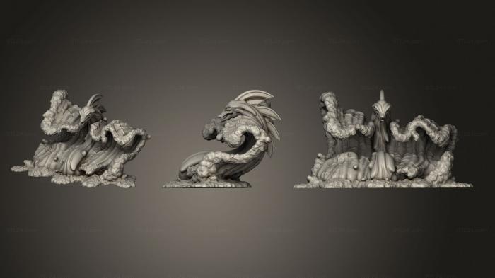 Bases (Water Beast Complete, BASES_6400) 3D models for cnc