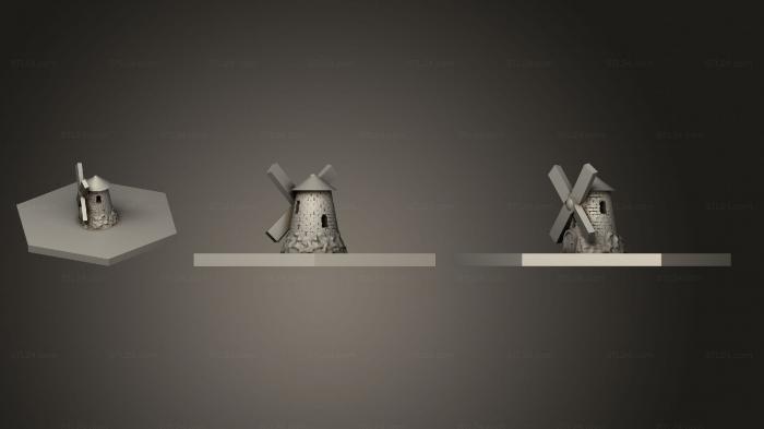 Bases (Windmill Mine Rock Formation Windmill Tile, BASES_6410) 3D models for cnc
