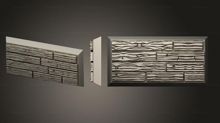 Bases (Wood 25x50mm square base magnet, BASES_6426) 3D models for cnc