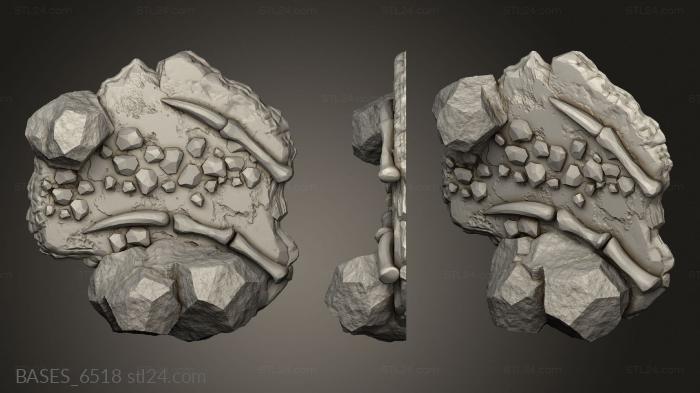 Базы (Крыло Кладбища Драконов, BASES_6518) 3D модель для ЧПУ станка