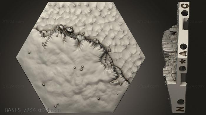 Базы (Побережье, BASES_7264) 3D модель для ЧПУ станка