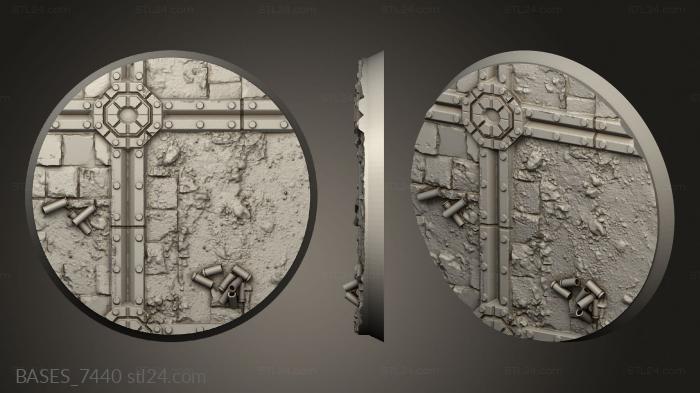 Bases (Crucible Games, BASES_7440) 3D models for cnc