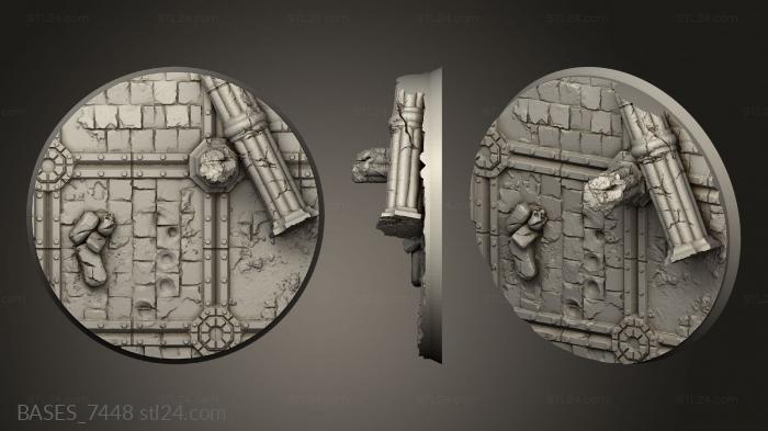 Bases (Crucible Games, BASES_7448) 3D models for cnc