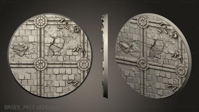 Bases (Crucible Games, BASES_7457) 3D models for cnc