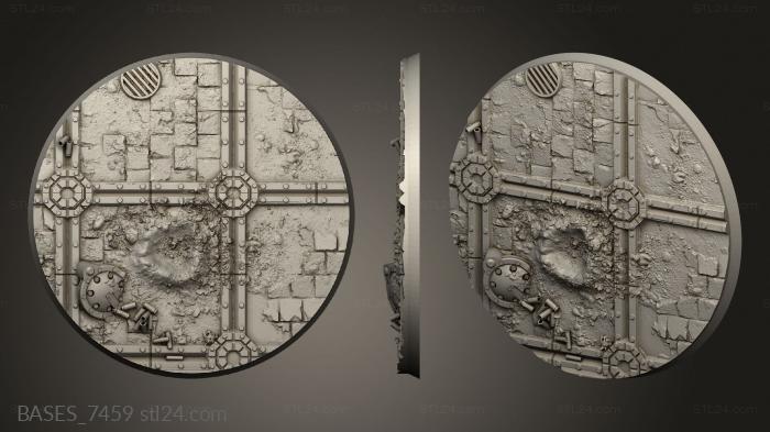 Bases (Crucible Games, BASES_7459) 3D models for cnc