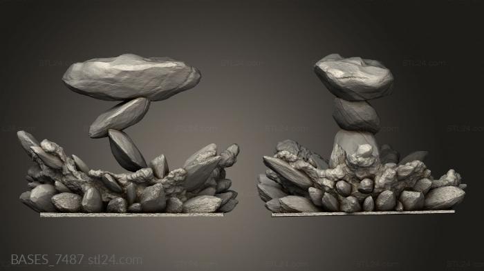 Bases (CUATL LORD MEDITATING SCENIC, BASES_7487) 3D models for cnc