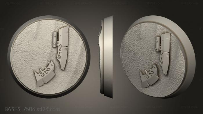 Bases (Cursed Sands, BASES_7506) 3D models for cnc