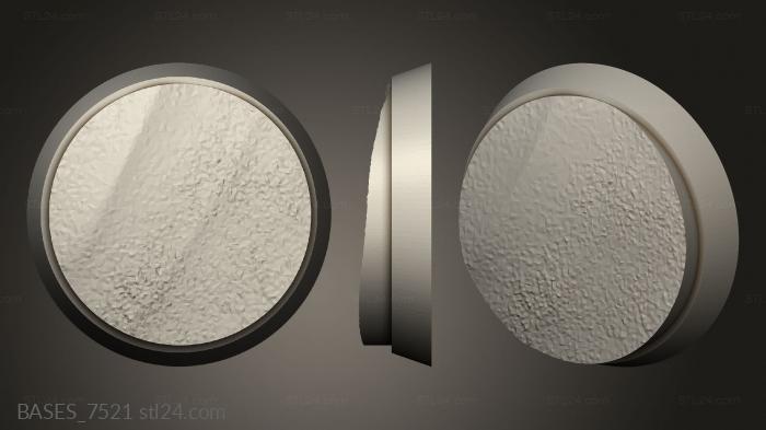 Bases (Cursed Sands, BASES_7521) 3D models for cnc